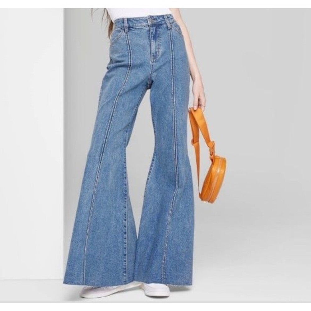 Wild Fable Super-High Rise Extreme Flare Jeans Size 10 New With Tags